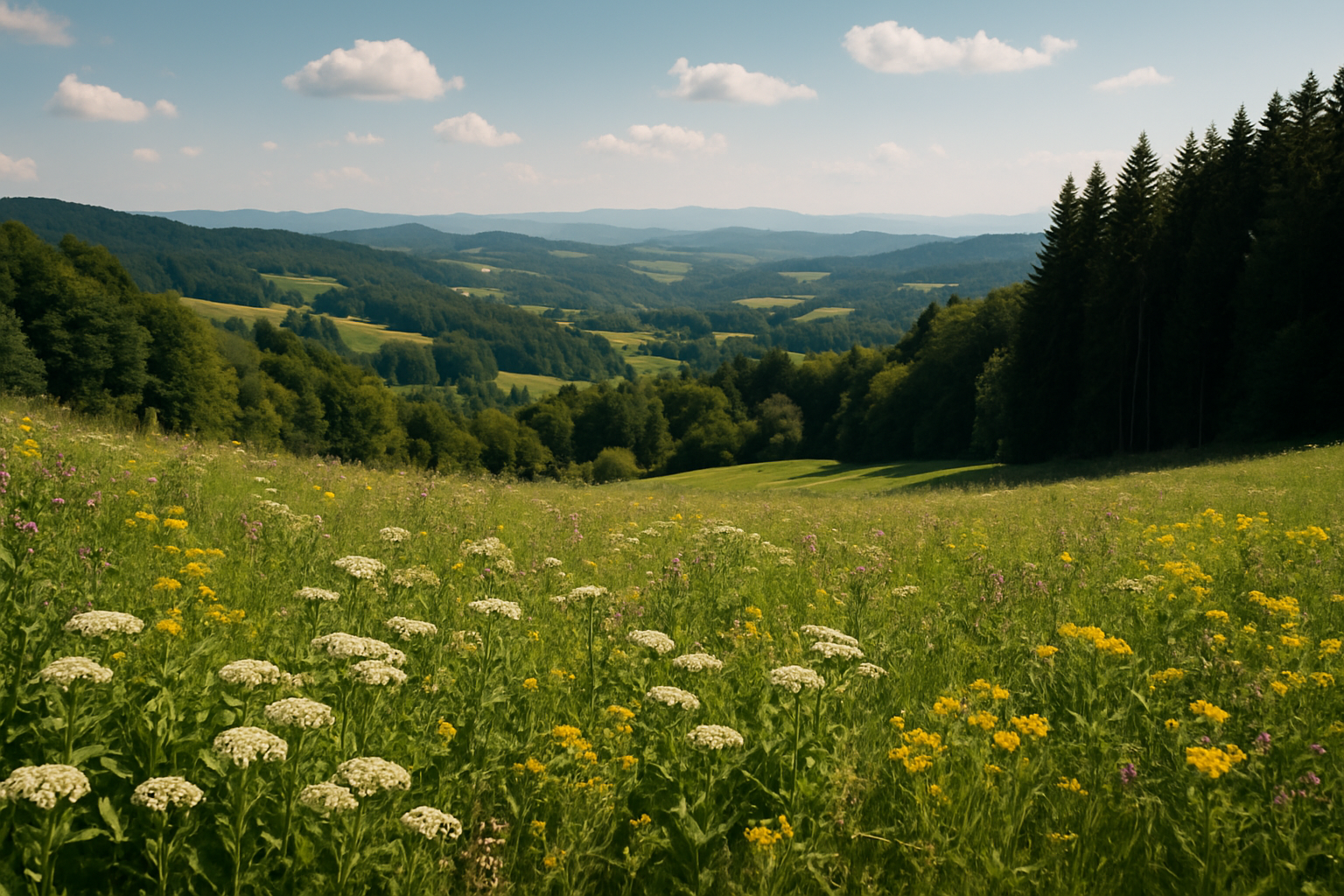 Almwiesen mit unseren Kräutern